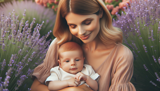 Lavender's Gentle Touch: Soothing New Moms and Their Little Ones