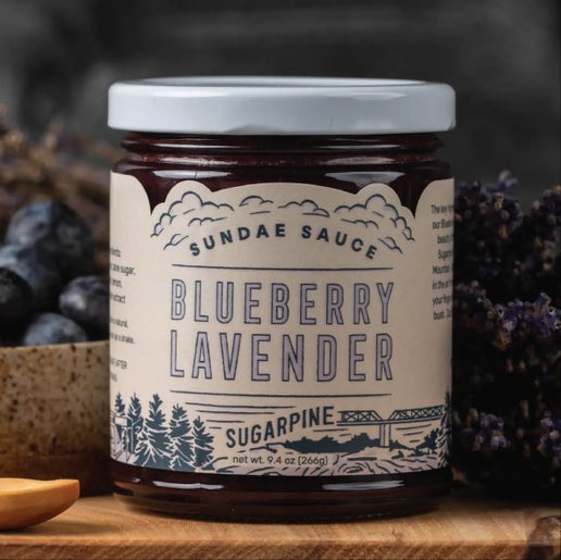 Blueberry Lavender Sundae Sauce